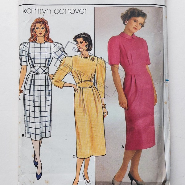 1980s Dress Pattern Etsy