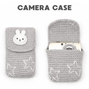 Bunny & Star Crochet Camera Case Pattern (PDF)