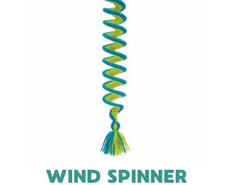 Crochet Wind Spinner Pattern: Easy Amigurumi Home Decor (Digital Download)