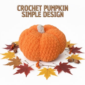 Halloween Crochet Pumpkin Pattern: Easy Amigurumi Guide (Digital Download)