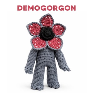 Demogorgon Häkelanleitung PDF, Horror Amigurumi Doll Anleitung (PDF)