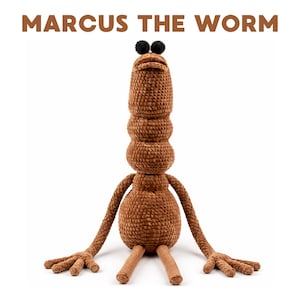 Marcus the Worm Crochet Pattern PDF, Easy Crochet Guide for VRChat Character, Tiktok Trend
