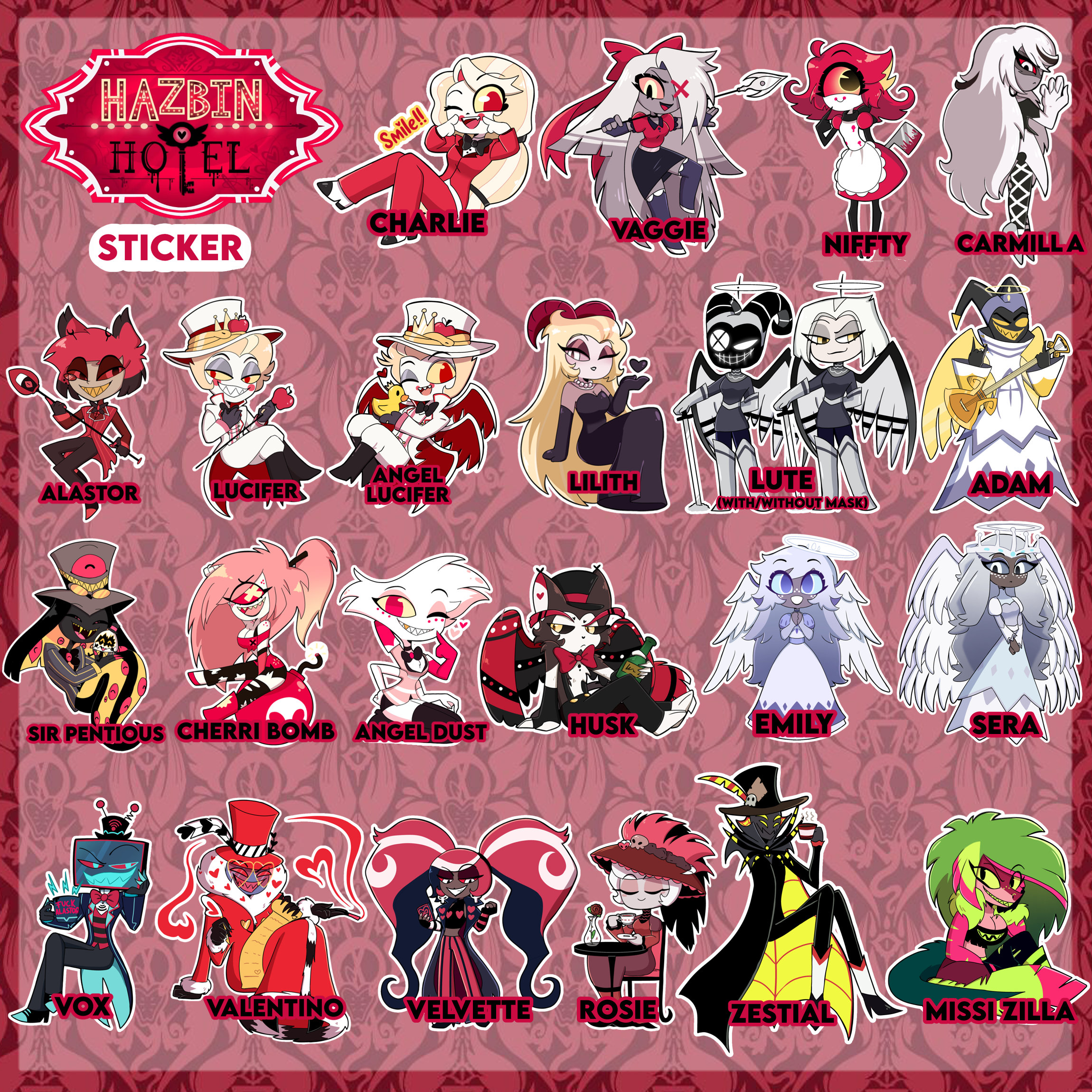 Hazbin hotel merchandise - Etsy 日本