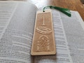 Bookmark Lord of the Rings bookmark Tolkien bookmark Wood literature Handcrafted bookmark Fantasy book love fan gift J.R.R one ring Hobbit product logo