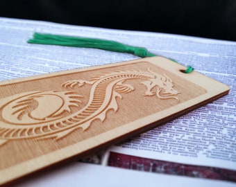 Dragon Bookmark wood Unique Handmade Bookmark Bookworm Accessories Enchanting Bookmarks Wooden Dragon Bookmark Dragon Design Bookmark gifts