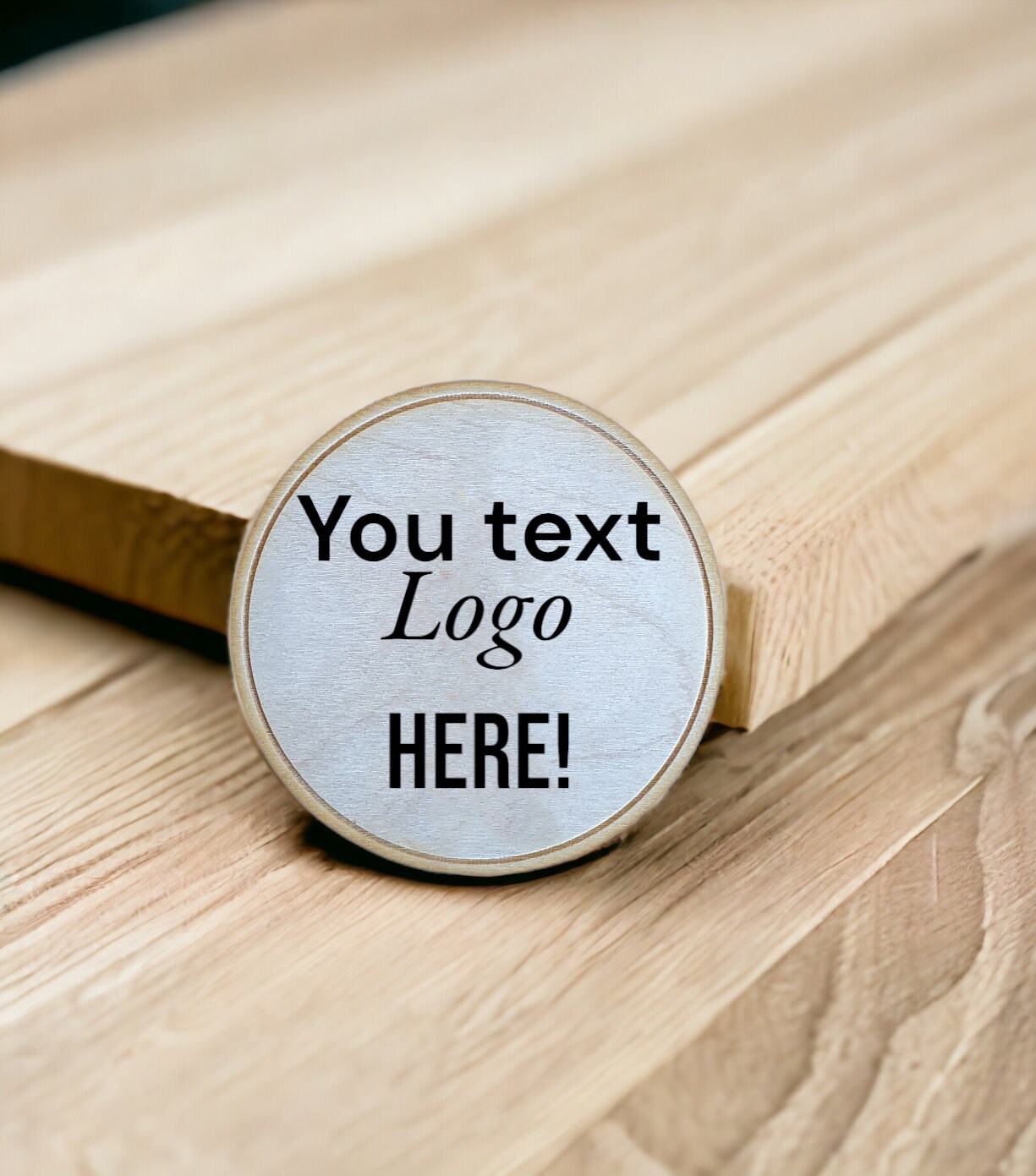 Personalized wooden coasters with custom names