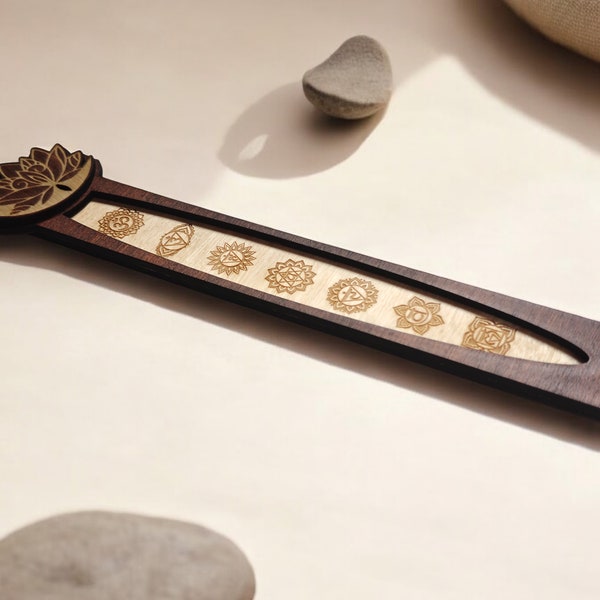 Laser Birch Wood Incense Burner by Craftygiftsplace