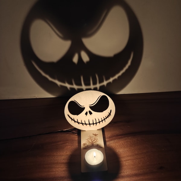 Skull Tealight Holder by Craftygiftsplace