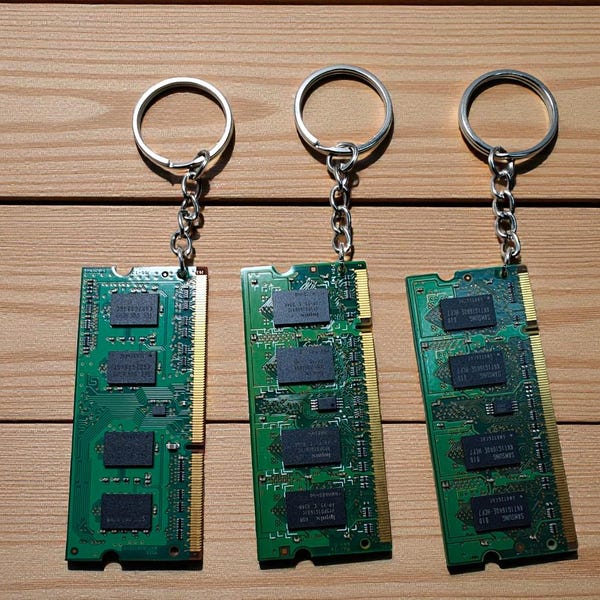 Upcycled Ram Keychain by Craftygiftsplace
