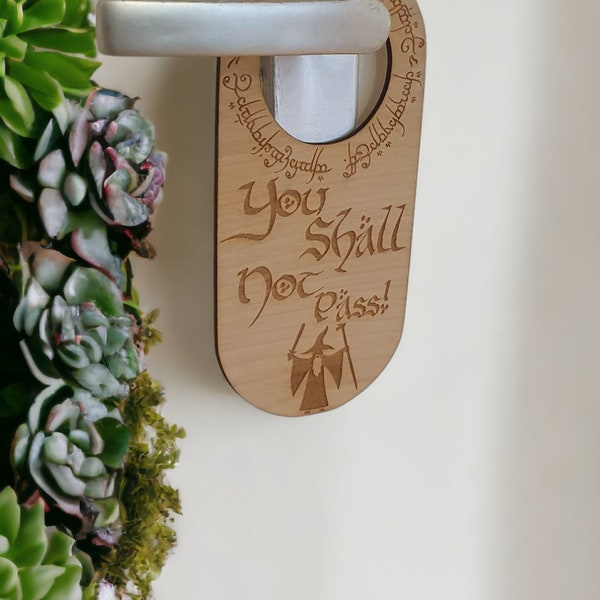 Epic Fantasy Door Sign by Craftygiftsplace