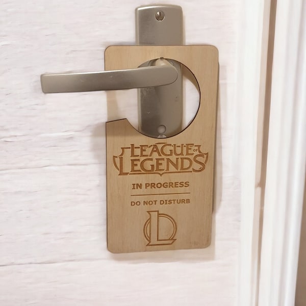 MOBA Gamer Door Hanger by Craftygiftsplace