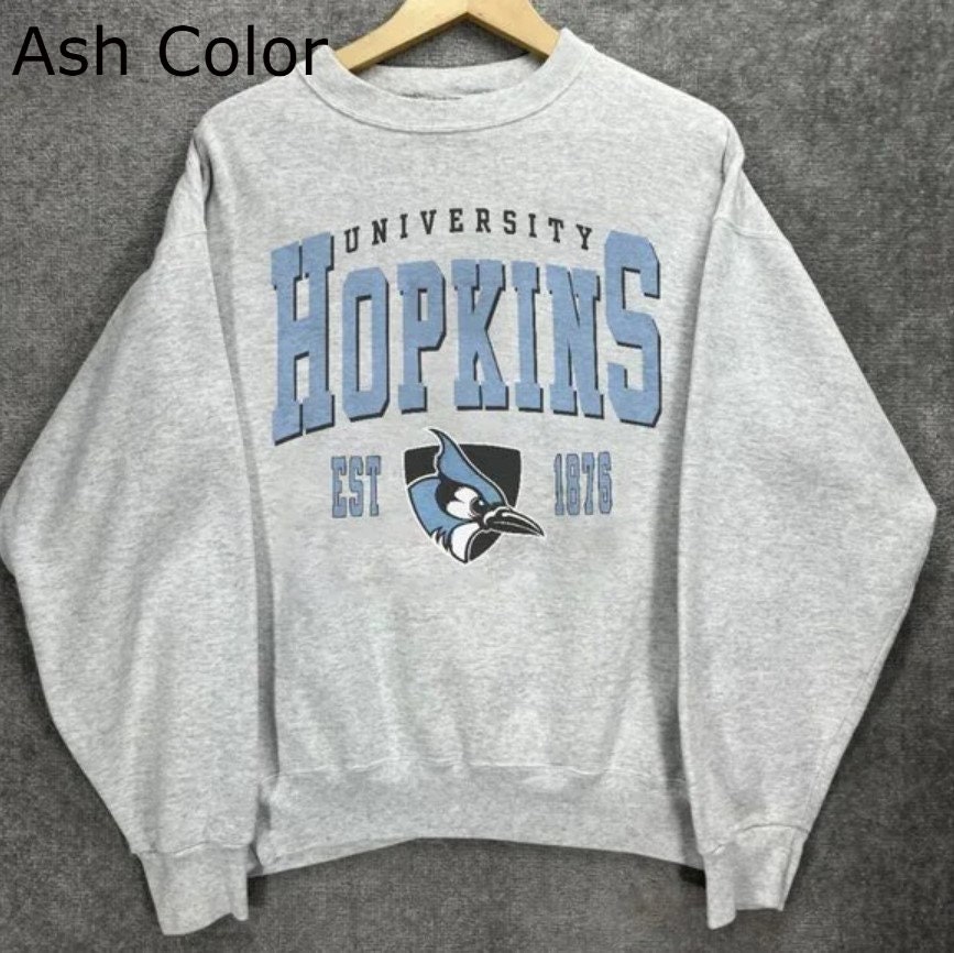 Men's Gray Johns Hopkins Blue Jays Lacrosse Name Drop T-Shirt