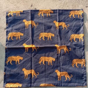 Tiger Block Print Floral indischen Hand Block bedruckte Baumwolle Tuch Servietten Geschenk für sie Hochzeit Tisch Dekor Servietten Boho benutzerdefinierte Größen Servietten