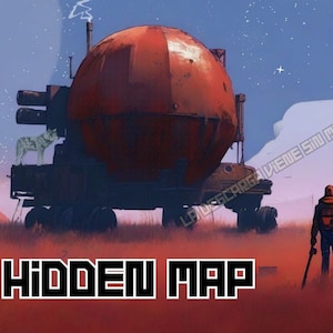HIDDEN RUST MAP - Etsy