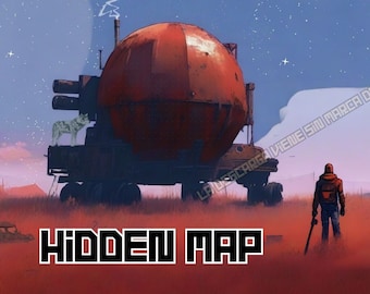 HIDDEN RUST MAP - Etsy
