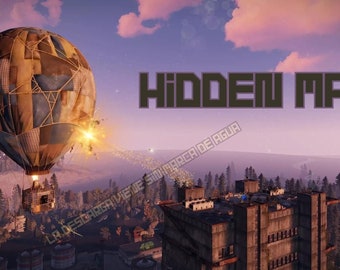 HIDDEN RUST MAP - Etsy