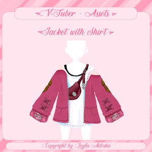 Puede incluir: Una chaqueta rosa con una camisa blanca debajo. La chaqueta tiene parches marrones en los codos y una correa marr&oacute;n con una peque&ntilde;a bolsa marr&oacute;n. La chaqueta tiene cordones blancos en los pu&ntilde;os.