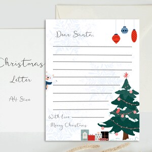 Traditional Father Christmas Letter Printable Kids Letter to - Etsy