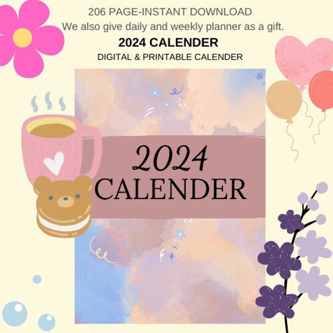 digital-printable-2024-calender-gift-daily-and-weekly-etsy