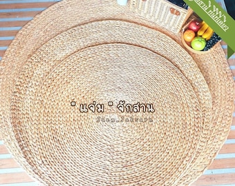 Water Hyacinth Rugs , Round Rectangular Natural Mats, Handwoven Rugs, , hyacinth mat, water hyacinth decor, handmade floor mat,  Gift decor