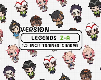 Trainer Charms | Legends Z-A Trainers 1.5 INCH Acrylic Keychain