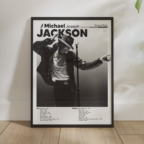 Michael Jackson Poster Collectibles - Etsy