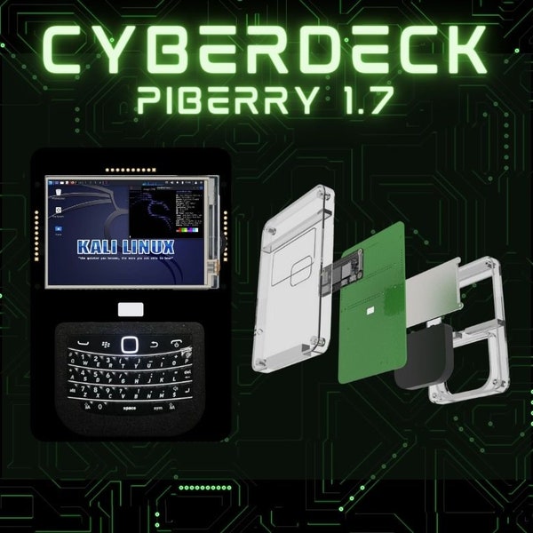 CyberDeck PiBerry 1.7 - Raspberry Pi Zero Handheld