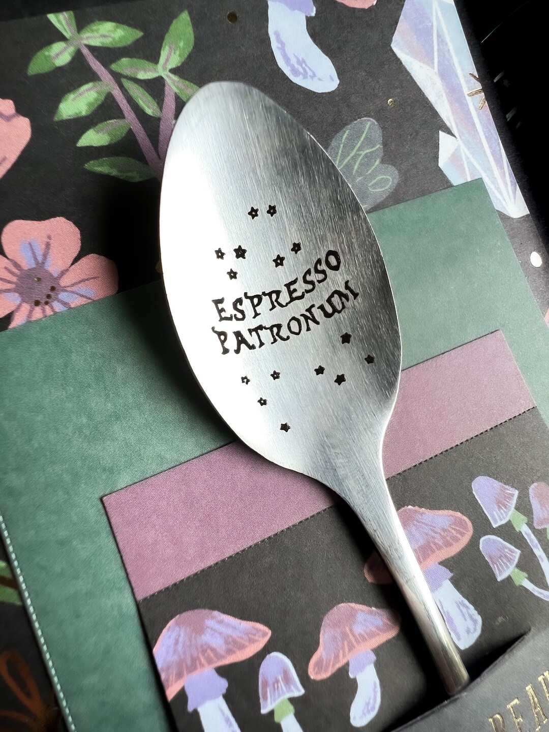 Funny 'Espresso Patronum' Engraved Stainless Steel Spoon - Gift For Coffee Lovers & Harry Potter Fans - View #10