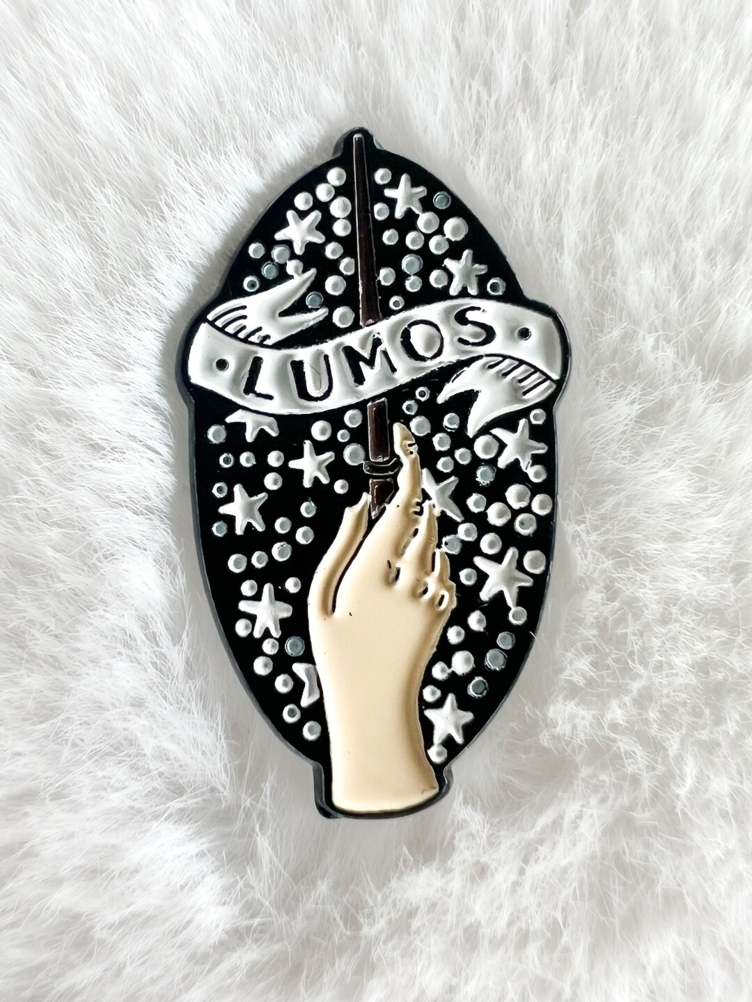 Lumos Enamel Pin Witchcraft and Wizardry Light Spell Class Etsy