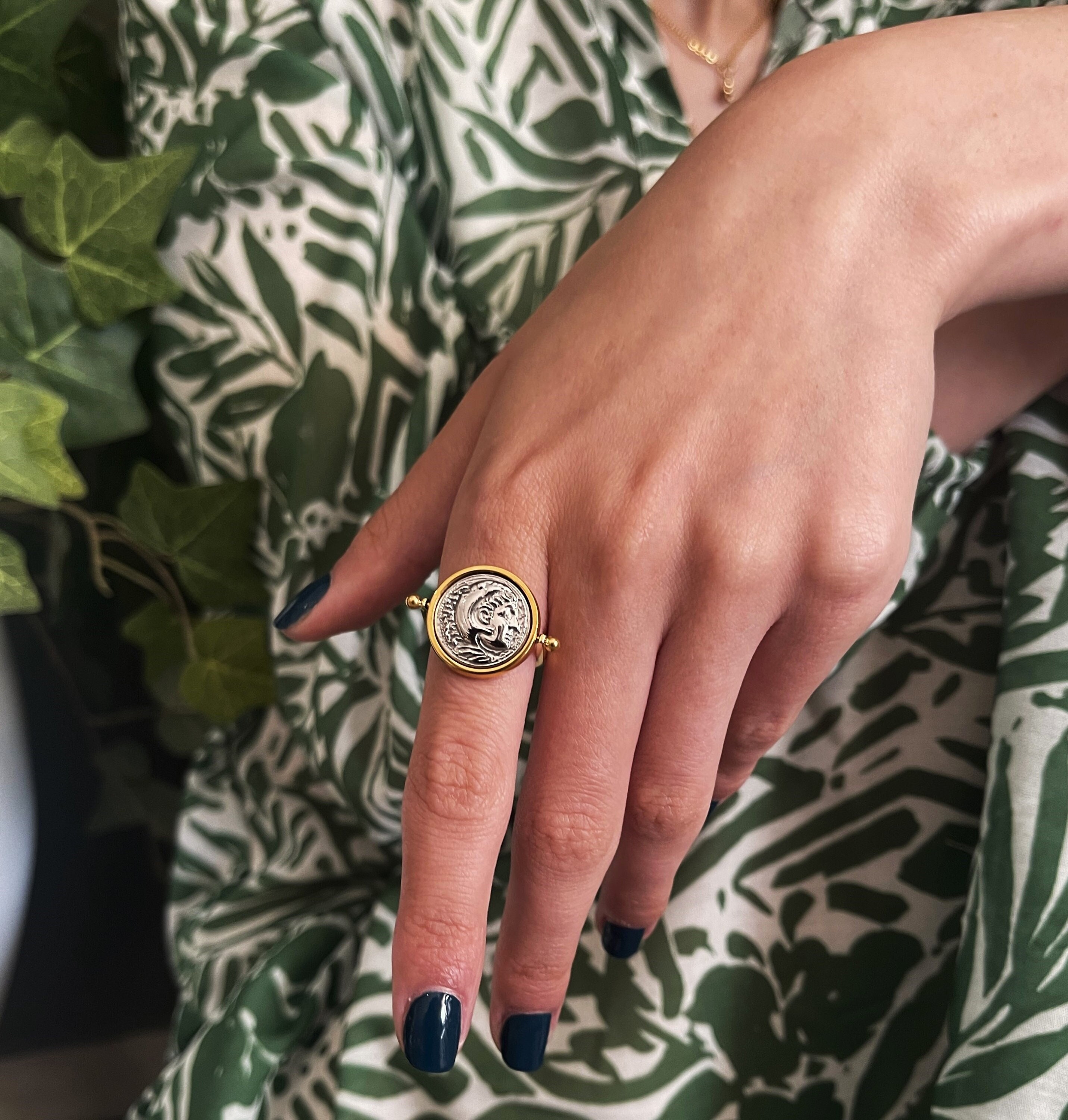Hercules Coin Ring - Etsy