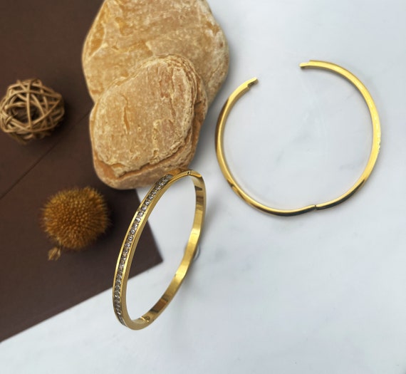 SASAI Inversion Cuff Rings ゴールド 14kt Yellow Gold Spike Bypass Ring. Size 9
