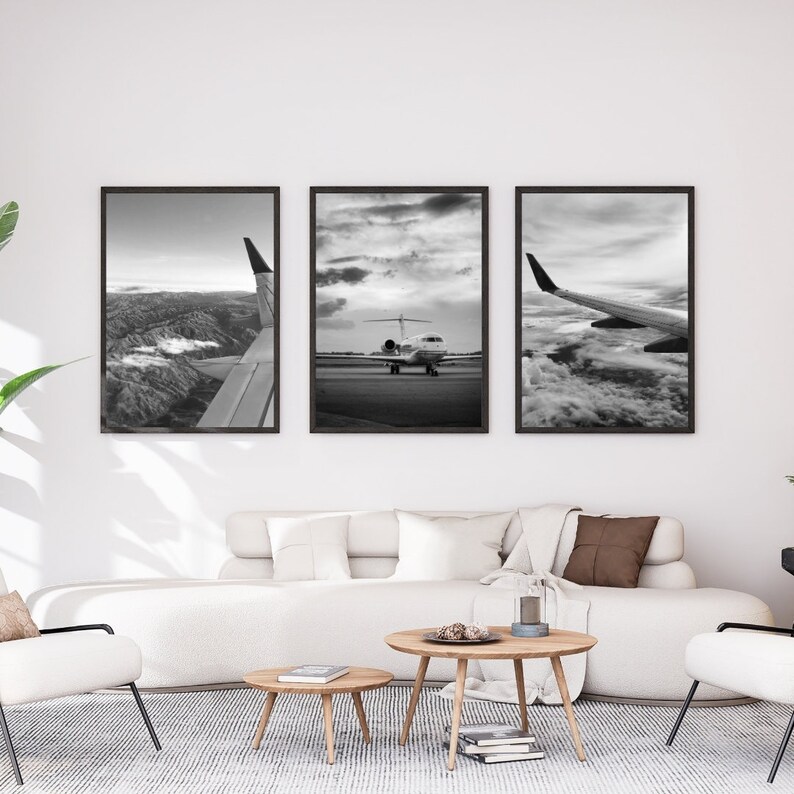 Airplane Poster, Airplane Print, Airplane Wall Art, Travel Poster