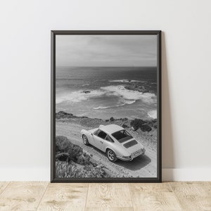 Póster de coche clásico, impresión de coche clásico, arte mural de coche clásico, arte mural de coche clásico, póster de coche antiguo, póster de coche icónico, coche deportivo clásico