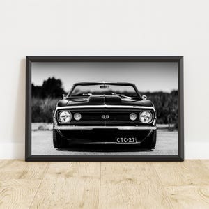 Vintage Chevrolet Camaro Poster, Vintage Chevrolet Camaro Print, Vintage Chevrolet Camaro Wall Art, Chevrolet Wall Art, Vintage Car Poster