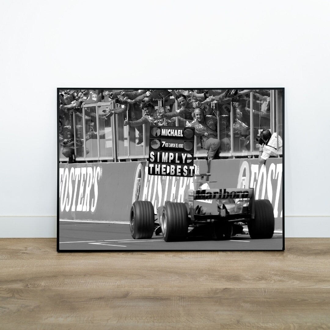 Michael Schumacher Poster, Michael Schumacher Print, Michael Schumacher