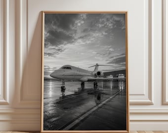 Póster de avión, lámina de avión, arte mural de avión, póster de aviación, lámina de aviación, arte mural de aviación, arte mural de viajes