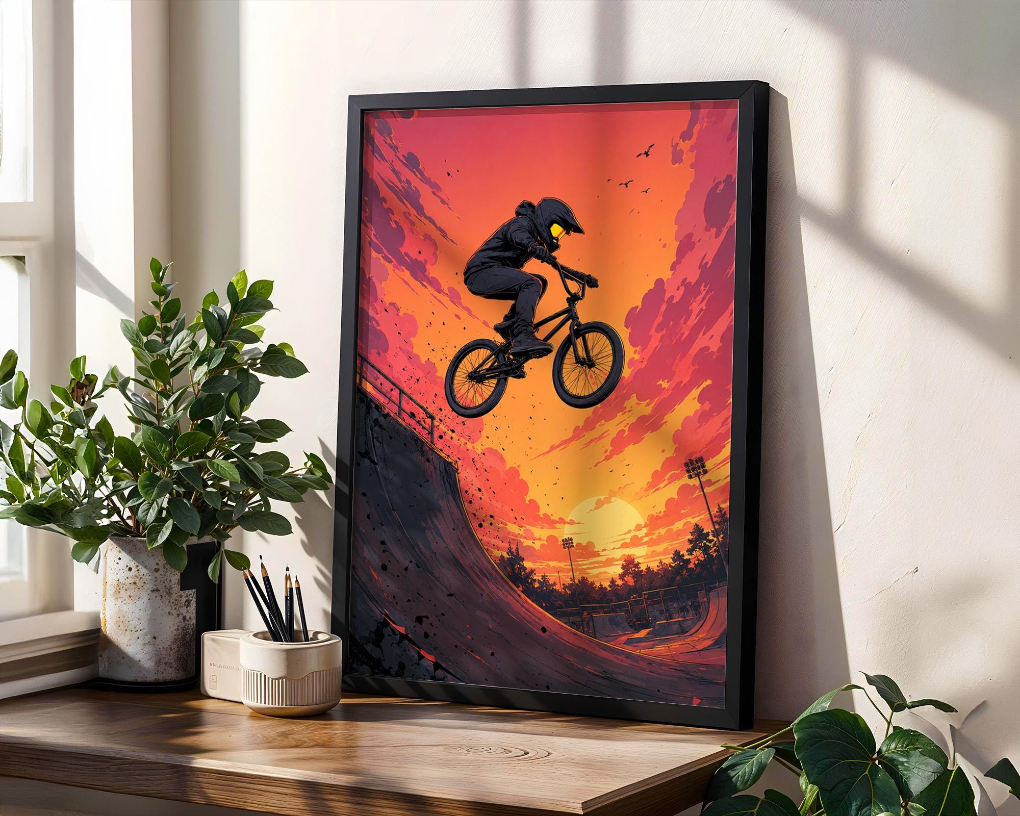 BMX Poster, BMX Print, BMX Wall Art, Bike Poster, Bike Print, Bike