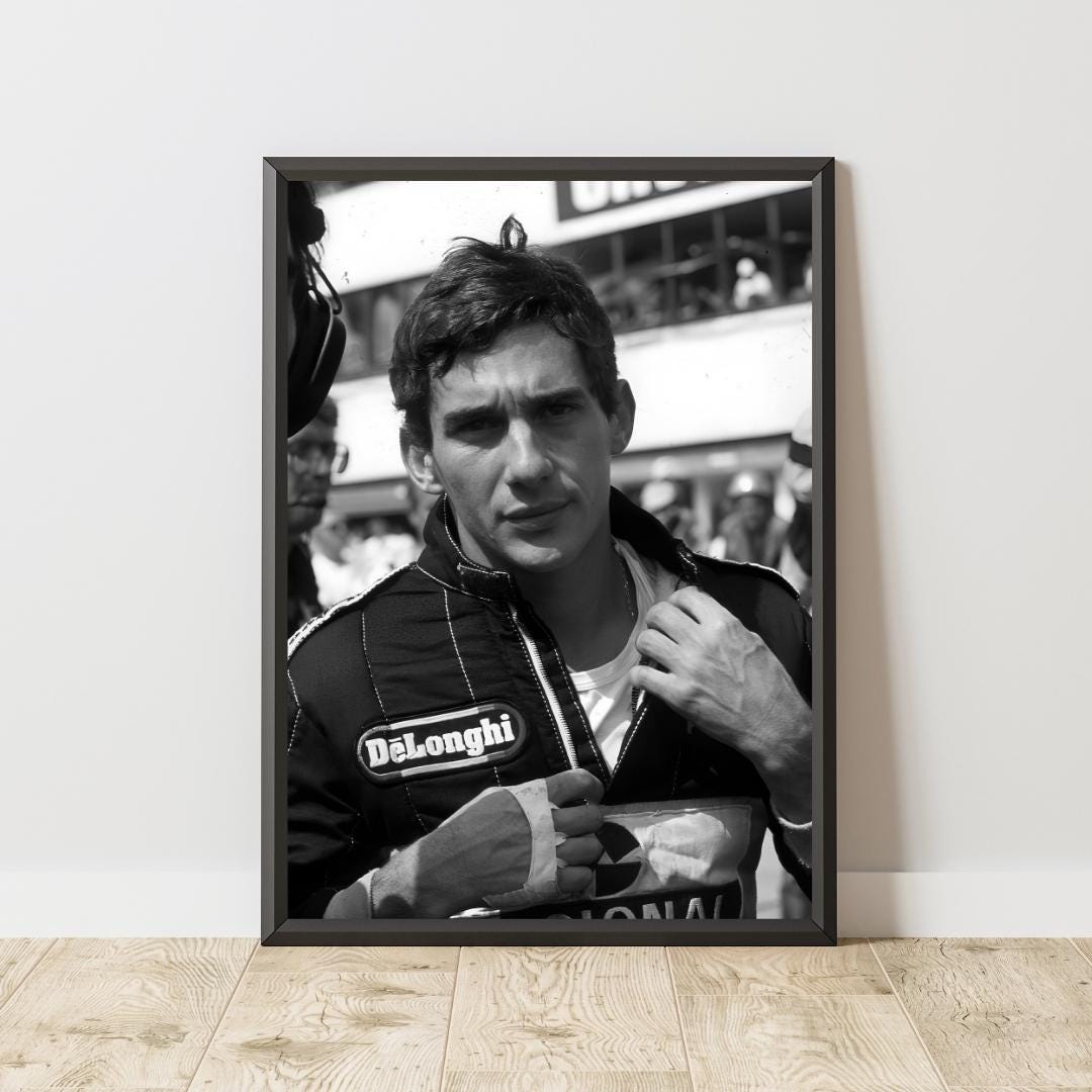 Buy Ayrton Senna Poster, Ayrton Senna Print, Ayrton Senna Wall Art ...