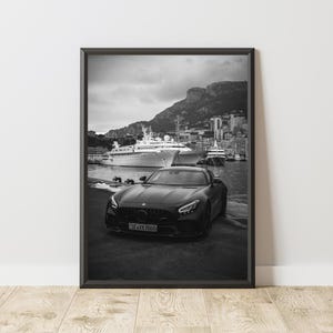 Mercedes AMG Gt Poster, Mercedes AMG Poster, Mercedes AMG Print, Mercedes Wall Art, Sports Car Poster, Sports Car Print, Sports Car Wall Art