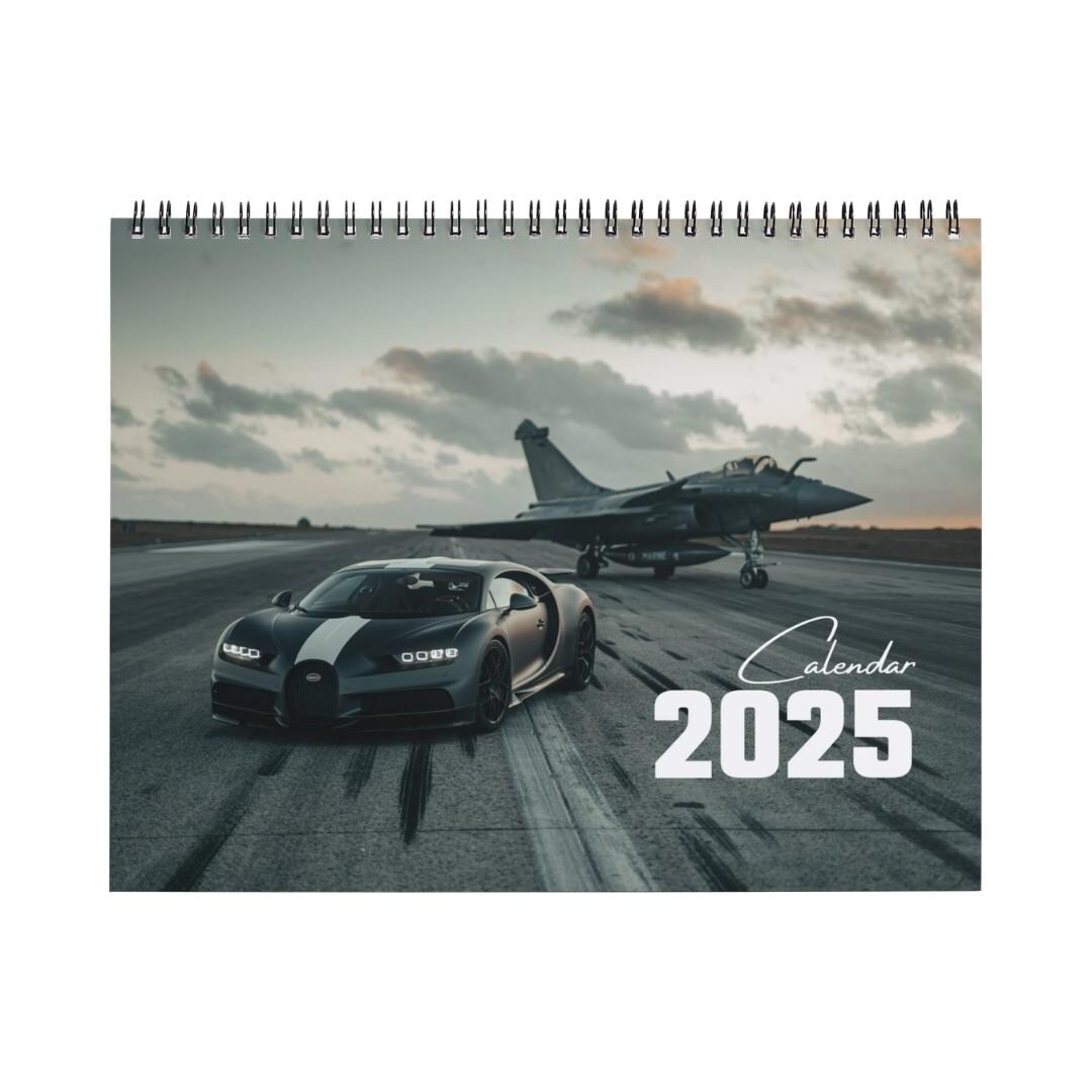 Bugatti Calendar, Bugatti 2025 Calendar, Bugatti Wall Calendar, Bugatti