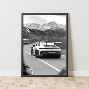 Póster de coche deportivo, impresión de coche deportivo, arte mural de coche deportivo, póster de coche clásico, póster de coche icónico, regalo para amantes de los coches, regalo para aficionados a los coches