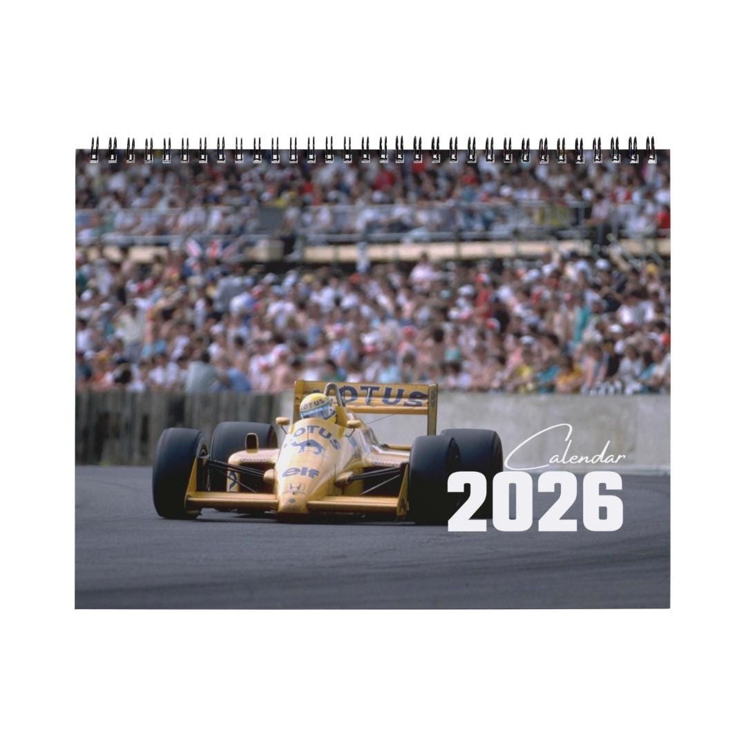 アイルトン・セナカレンダー、アイルトン・セナ2026カレンダー、F1