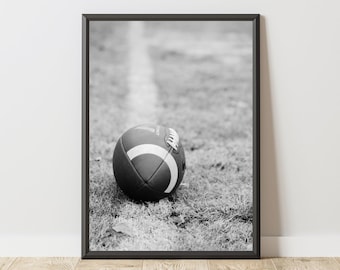 Football Poster, Football Print, Football Wall Art, Football Wall Decor, Football Room Decor, Gift Football Fan, Sports Wall Art