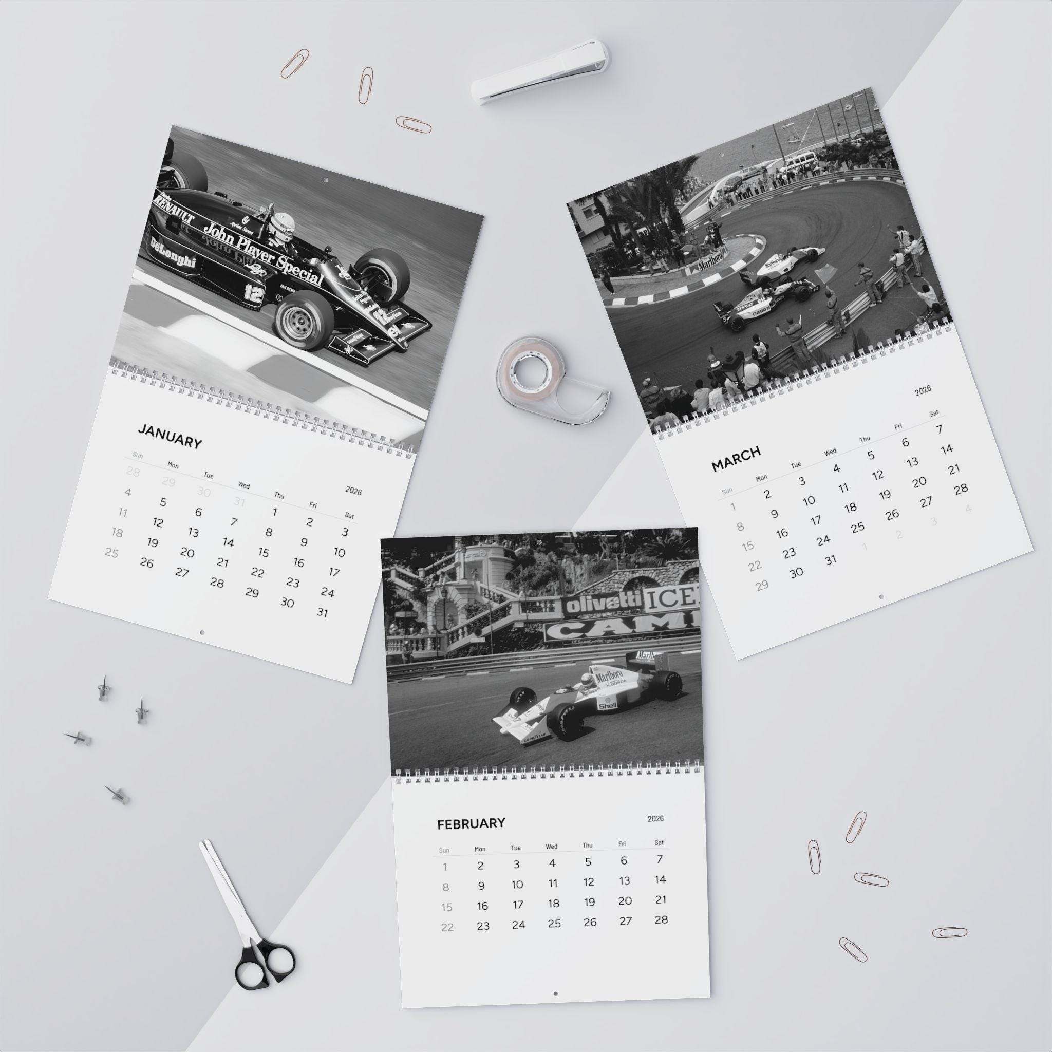 アイルトン・セナカレンダー、アイルトン・セナ2026カレンダー、F1