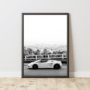 Lamborghini Gallardo Poster, Lamborghini Print, Lamborghini Wall Art, Sports Car Wall Art, Beautiful Car Poster, Motorsports Wall Art