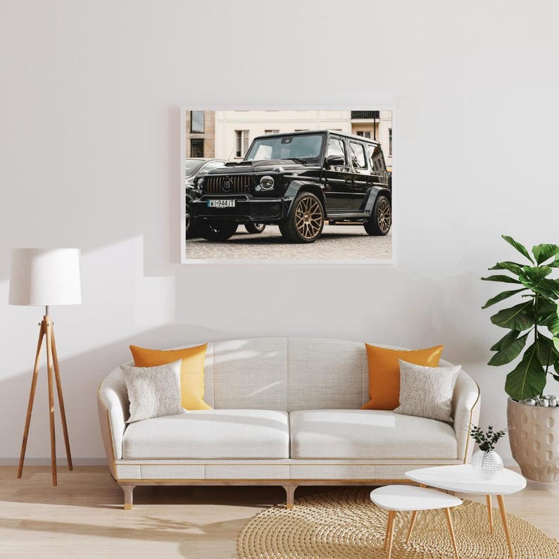Mercedes Gwagon Poster, Mercedes Gwagon Print, Mercedes Gwagon Wall