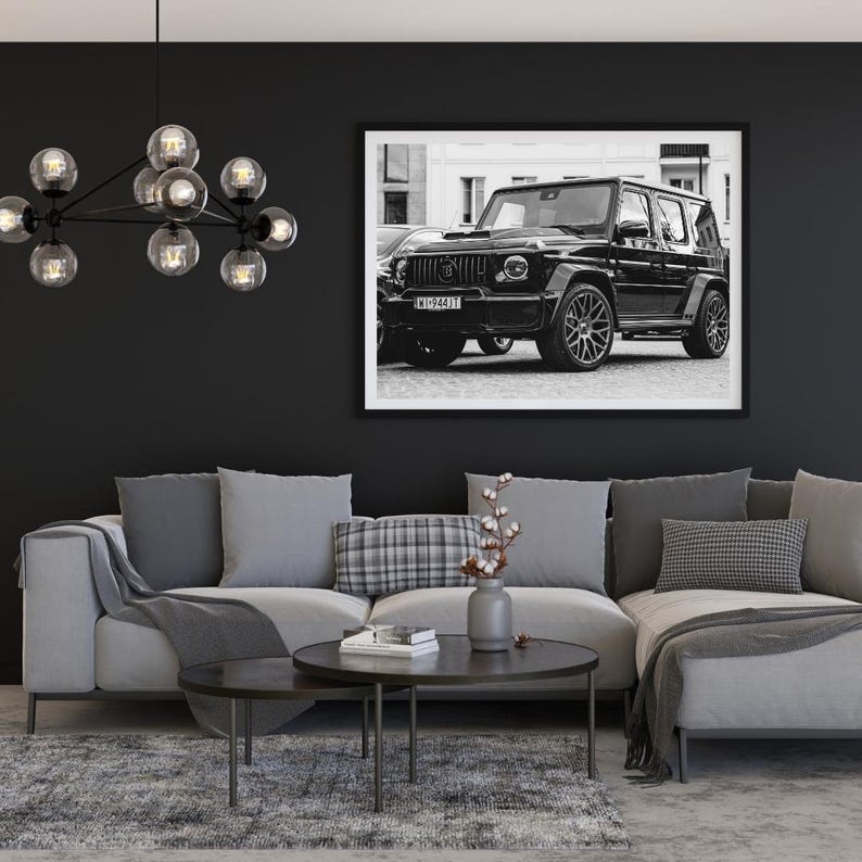 Mercedes Gwagon Poster, Mercedes Gwagon Print, Mercedes Gwagon Wall