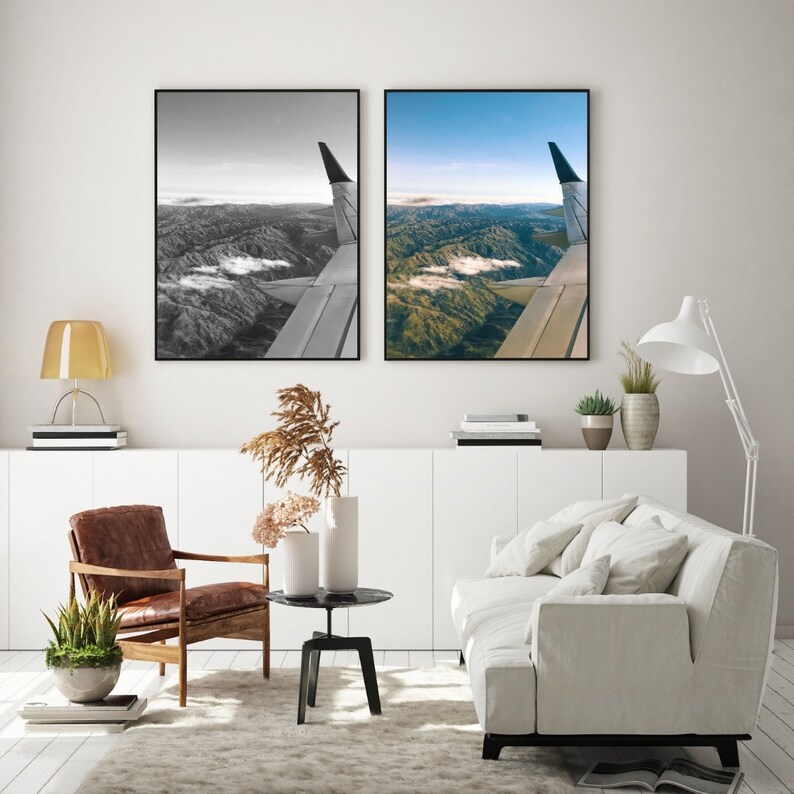 Airplane Poster, Airplane Print, Airplane Wall Art, Travel Poster