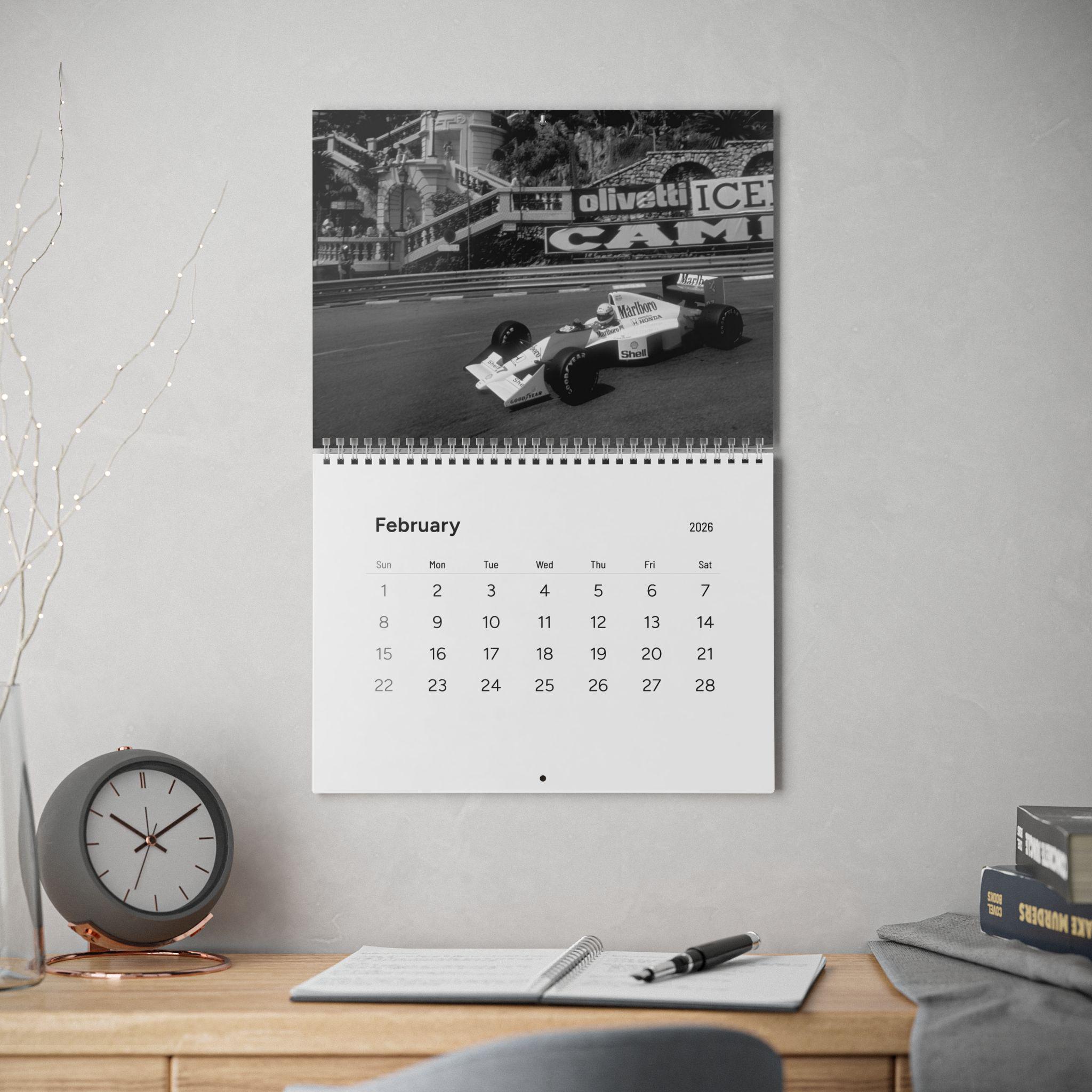 アイルトン・セナカレンダー、アイルトン・セナ2026カレンダー、F1