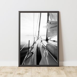 Póster de velero, Impresión de velero, Arte mural de velero, Póster de barco, Impresión de barco, Arte mural de barco, Póster náutico, Arte mural náutico